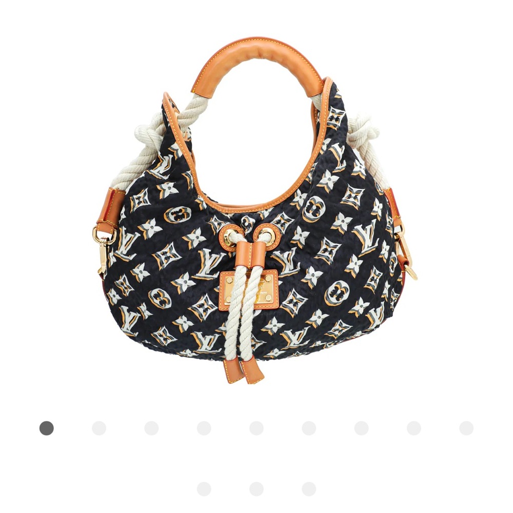 Louis Vuitton Navy Blue monogram Bulles MM Bag